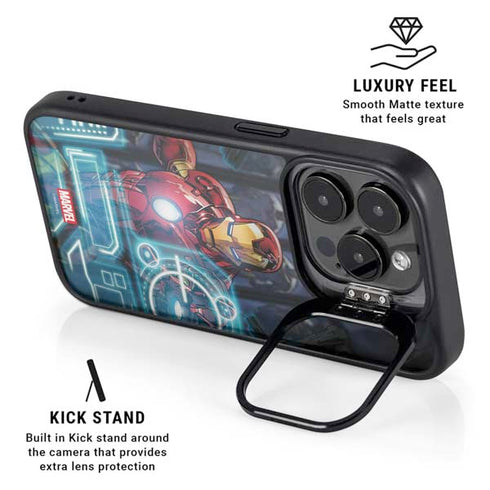 Marvel Iron Man New Armor iPhone 15 Pro Max Kickstand Case